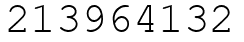 Число 213964132.