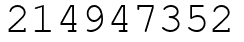 Число 214947352.