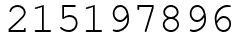 Число 215197896.