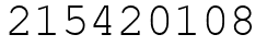 Число 215420108.