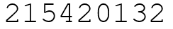 Число 215420132.
