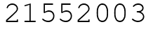 Число 21552003.