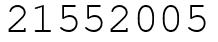 Число 21552005.