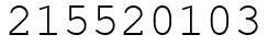 Число 215520103.
