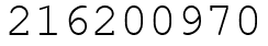 Число 216200970.