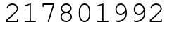 Число 217801992.
