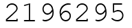 Число 2196295.