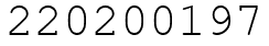 Число 220200197.