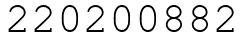 Число 220200882.