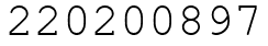 Число 220200897.