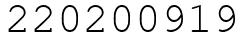 Число 220200919.