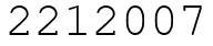 Число 2212007.