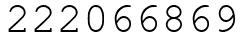 Число 222066869.
