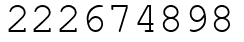 Число 222674898.