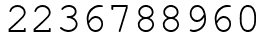 Число 2236788960.