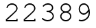 Число 22389.