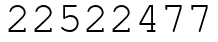 Число 22522477.