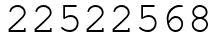 Число 22522568.