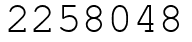 Число 2258048.