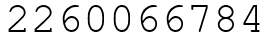 Число 2260066784.