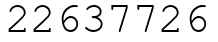 Число 22637726.