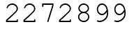 Число 2272899.
