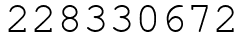 Число 228330672.