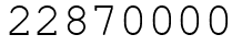 Число 22870000.