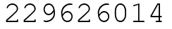 Число 229626014.