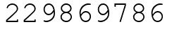 Число 229869786.