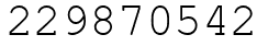 Число 229870542.