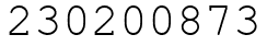 Число 230200873.