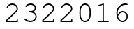 Число 2322016.