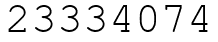 Число 23334074.