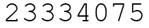 Число 23334075.