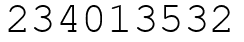Число 234013532.