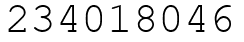 Число 234018046.