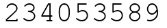 Число 234053589.