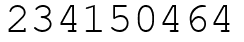 Число 234150464.