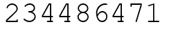 Число 234486471.