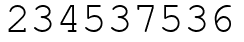 Число 234537536.