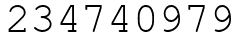 Число 234740979.