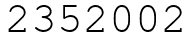 Число 2352002.