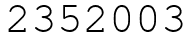 Число 2352003.