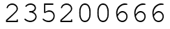 Число 235200666.