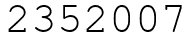 Число 2352007.