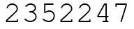 Число 2352247.