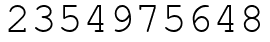 Число 2354975648.