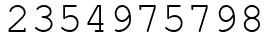 Число 2354975798.
