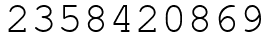 Число 2358420869.
